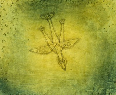 Down the More Troubling Bird; Herabstossender Vogel tekijältä Paul Klee