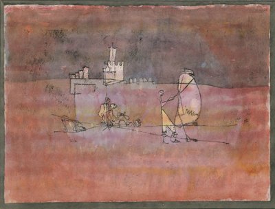 Jakso ennen arabikaupunkia, 1923 tekijältä Paul Klee