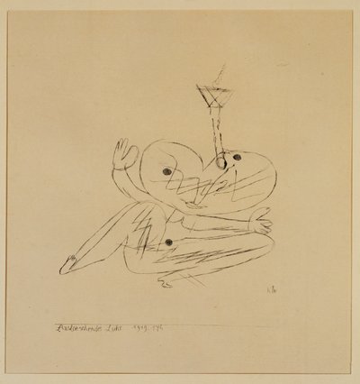 Sammutusvalo (kaiverrus) tekijältä Paul Klee