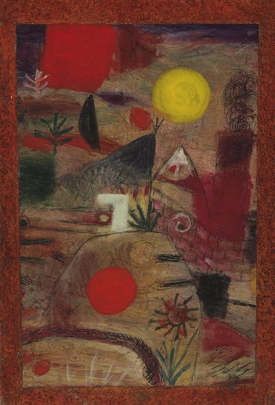 Juhla ja romahdus, 1920. tekijältä Paul Klee