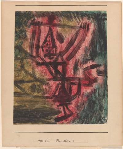 Feuer Clown I (Tulipelle) tekijältä Paul Klee