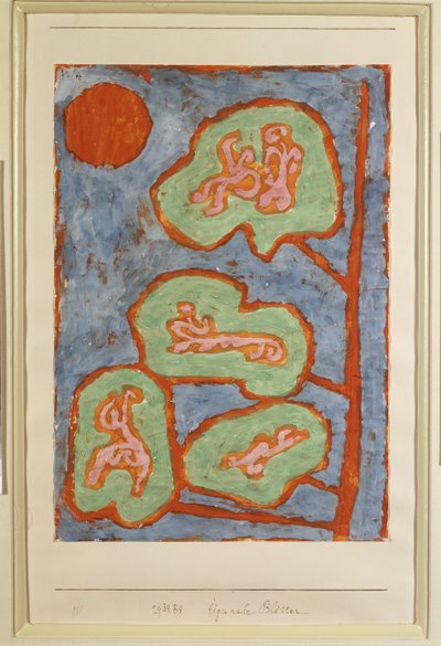 Kuvannolliset lehdet tekijältä Paul Klee