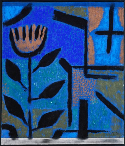 "Yökukka" 1938 (maalaus) tekijältä Paul Klee