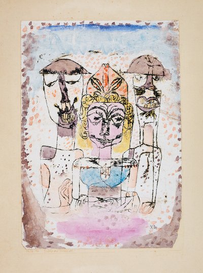 Kreikka ja barbaarit, 1920. tekijältä Paul Klee