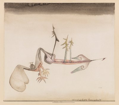 Ground Bewitched Landscape, 1924. finlandès tekijältä Paul Klee