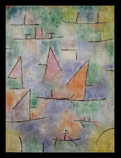 Satama purjelaivoineen tekijältä Paul Klee