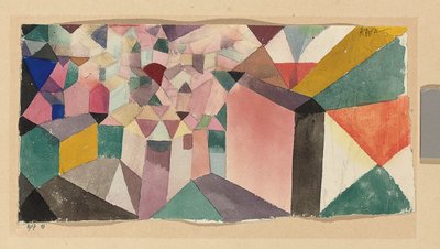 Katsaus kaupunkiin; näkemys kaupungista tekijältä Paul Klee