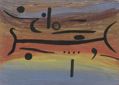 Soittimet, 1938. tekijältä Paul Klee