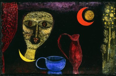 Keraaminen mystinen (asetelman tapaan) tekijältä Paul Klee