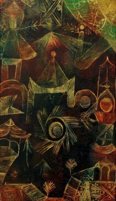 Kosmische-arkkitehtuuri tekijältä Paul Klee