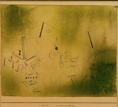 Kosmische und irdische Zeit tekijältä Paul Klee