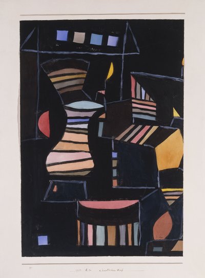Keinotekoinen piha tekijältä Paul Klee