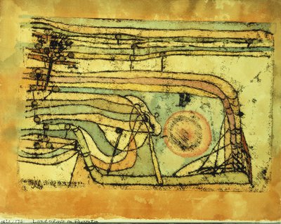 Maisema Pankentonissa tekijältä Paul Klee