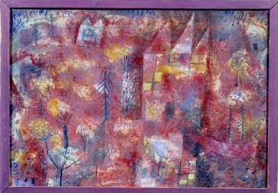 Maisema lapsen luona tekijältä Paul Klee
