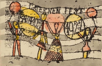 Lyhtyjuhla Bauhaus 1922, 1922. tekijältä Paul Klee