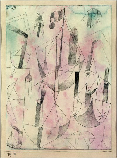 Pieni höyrylaivafantasia tekijältä Paul Klee