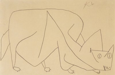 väijyvä kissa; kissa vaanii tekijältä Paul Klee