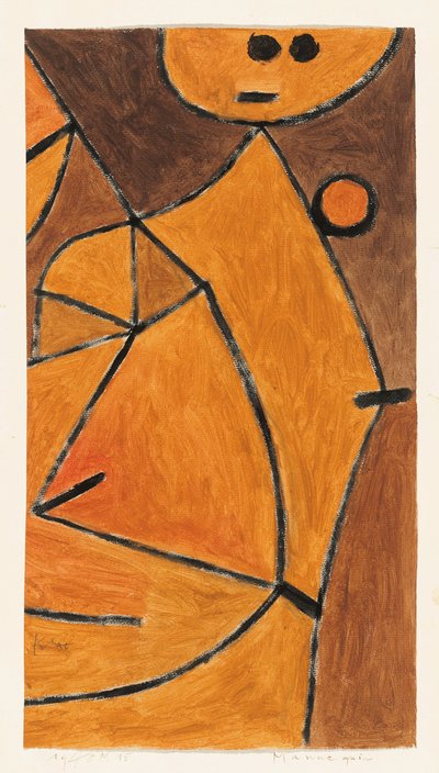 Mannekiini, 1940. tekijältä Paul Klee