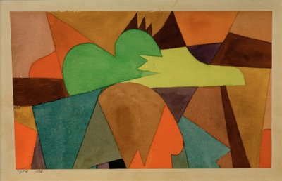 Mit d. braunen Spitzen tekijältä Paul Klee