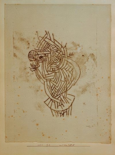 Mit dem Ball II tekijältä Paul Klee