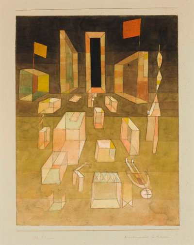 Säveltämätön avaruudessa Säveltämätön avaruudessa, 1929. tekijältä Paul Klee