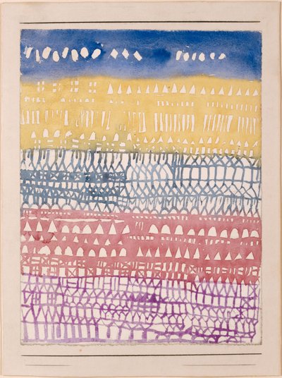 Vanhankaupungin katsaus, 1928. tekijältä Paul Klee