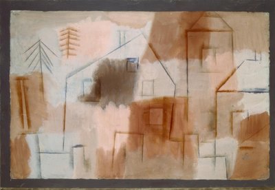Ort in Blau und Orange tekijältä Paul Klee