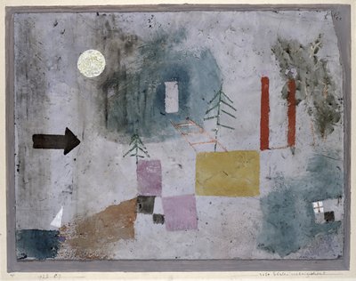 ਲਾਲ ਥੰਮ੍ਹ ਫਿਨਿਸ਼ ਦੁਆਰਾ ਲੰਘਣਾ tekijältä Paul Klee