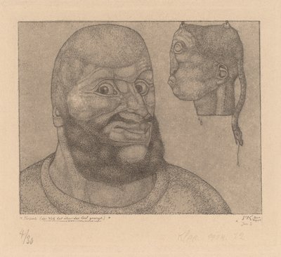 Perseus (Wit on voittanut surun) [Perseus-The Triumph of Brain over Body] tekijältä Paul Klee