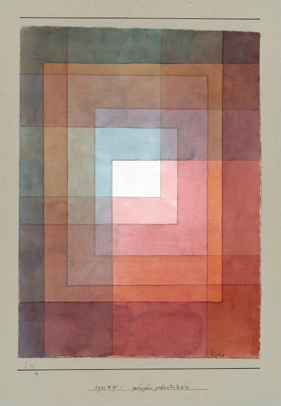 Polyfoninen valkoinen (Blanc polyphoniquement serti) tekijältä Paul Klee