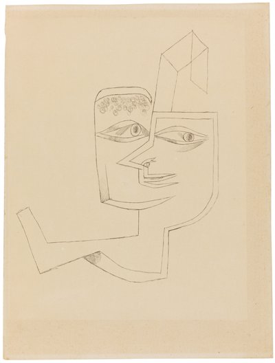 Siistin naisen muotokuva, 1919. tekijältä Paul Klee