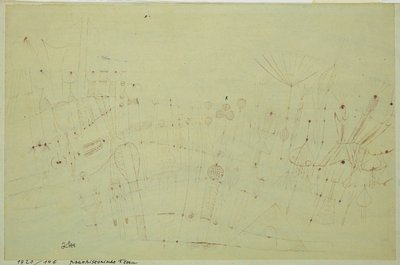Esihistoriallinen kasvillisuus tekijältä Paul Klee
