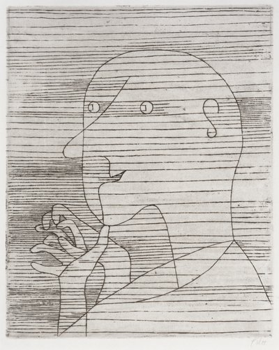 Laskee vanha mies tekijältä Paul Klee