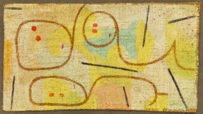 Makaava, c. 1937 (öljy säkkikangalle) tekijältä Paul Klee