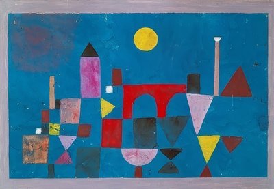 Punainen silta. 1928 tekijältä Paul Klee