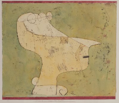 Terävä profiili tekijältä Paul Klee
