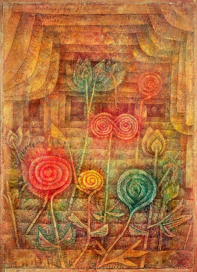 Spiraaliset kukat tekijältä Paul Klee