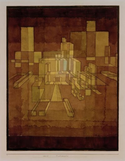 Stadtperspective tekijältä Paul Klee