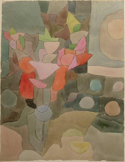Asetelma gladiolin kanssa tekijältä Paul Klee