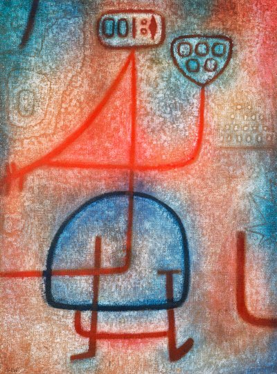 Kaunis puutarhuri (öljy kankaalle) tekijältä Paul Klee