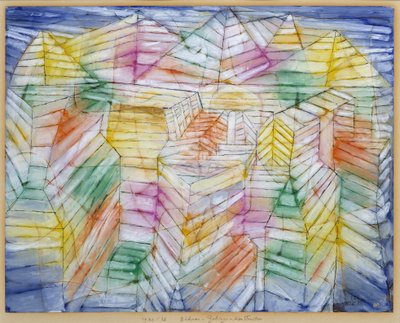 Teatteri-vuori-rakennus tekijältä Paul Klee