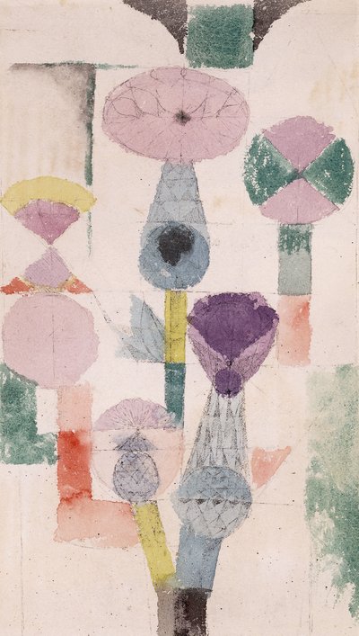 Thistle Bloom; Distelblute tekijältä Paul Klee