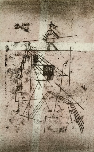 Nuorallatanssija; Seiltanzer (Kornfeld 95 IV b) tekijältä Paul Klee