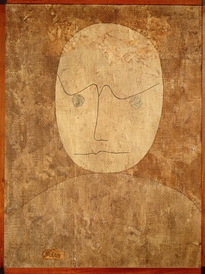 Un savant - oppinut (maalaus kankaalle) tekijältä Paul Klee