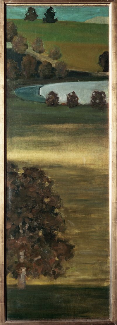 Näkymä Aar-laaksoon, Sveitsi - maalaus tekijältä Paul Klee