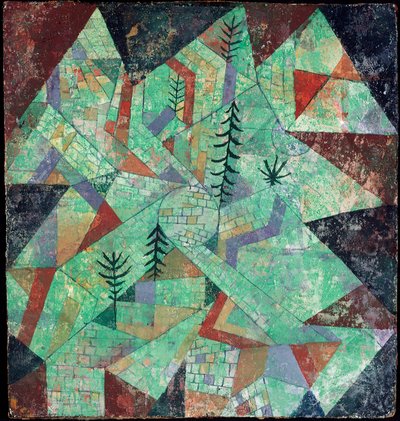 Wald bau (construção em madeira) finlandês tekijältä Paul Klee