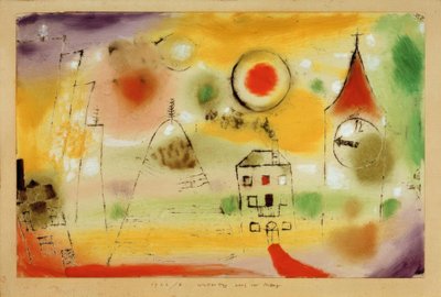 Talvipäivä hieman ennen keskipäivää tekijältä Paul Klee