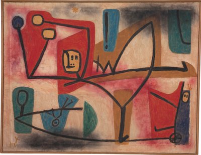 Cockiness Exuberance, 1939. tekijältä Paul Klee