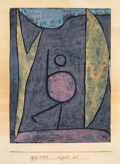 tapahtuu, 1939 tekijältä Paul Klee
