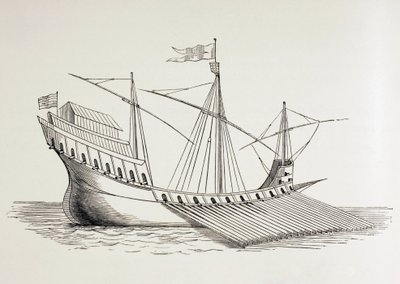 16th Century Galley. tekijältä Paul Lacroix